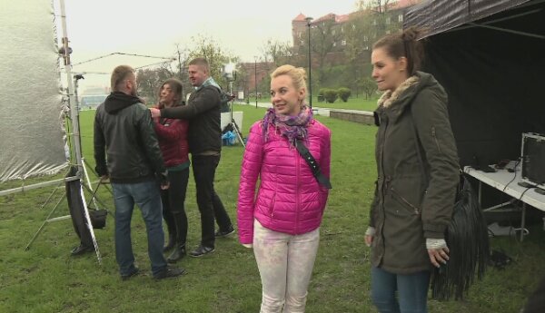 Ale super! Jestem na planie!